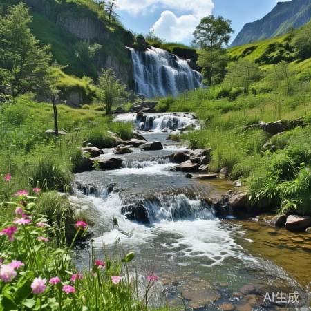“空心菜瀑布:静享自然之美”