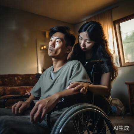 瘫痪哥哥艰难生活,妹妹无助照顾