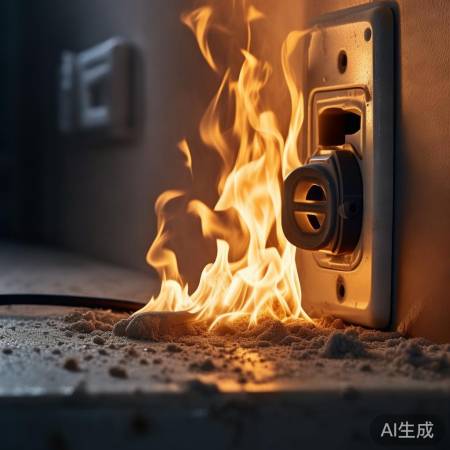 长期不拔充电器,火灾风险高。