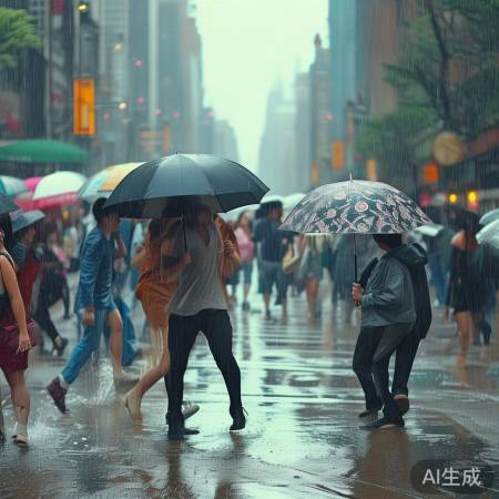 暴雨预警朋友圈炸锅