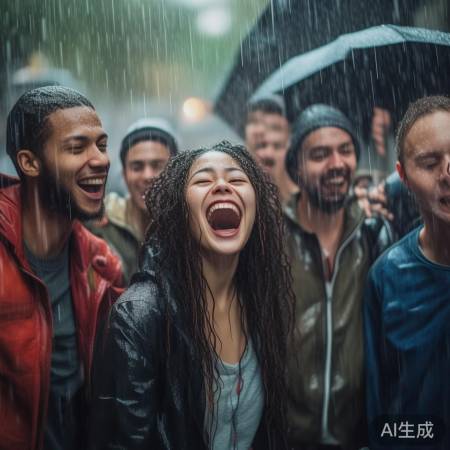 拥抱暴雨,享受清凉