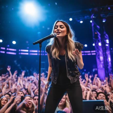 张靓颖尊重观众，艺德出演