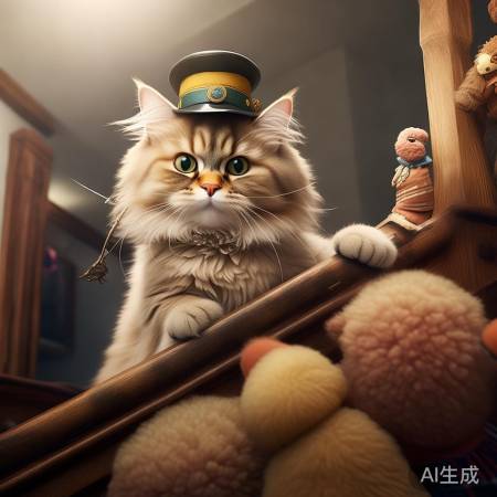 猫咪萌宠列车员