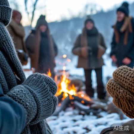保暖从头到脚,手套围巾不可少