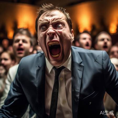 万斯麦克风被切脸色冰霜紧张气氛