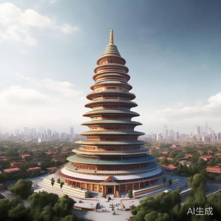 AI艺术,传承古迹风貌