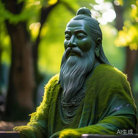 AI赋能玄奘铜像,别样美感