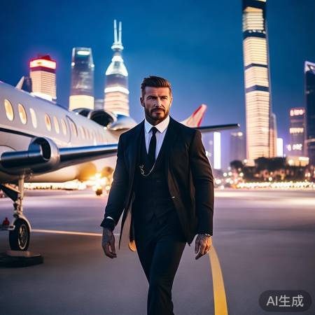 贝克汉姆上海探LABUBU神秘