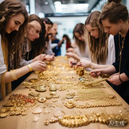 年轻人新玩法:攒金饰潮