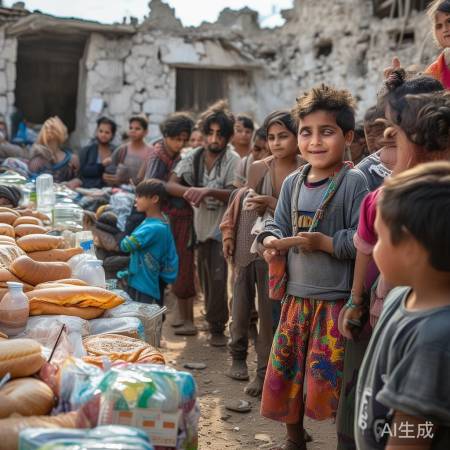 战火中的救赎笑容