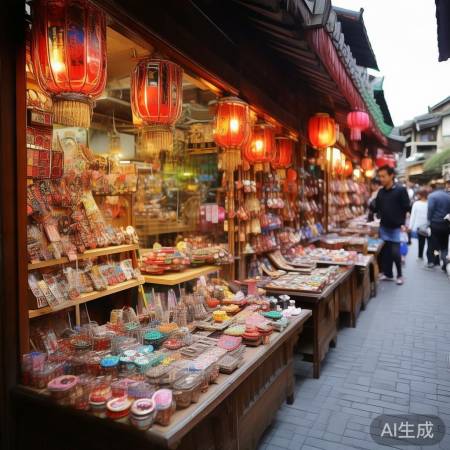 老街手工艺纪念品