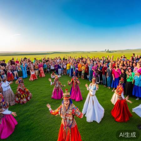 草原狂欢,民族风情浓