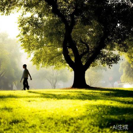 朝阳公园诗意漫步