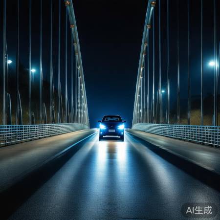 男子每日擦拭桥洞反光板 助力行车安全