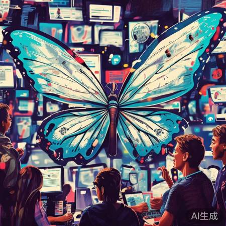 网络传播蝴蝶效应,夸张报道变事