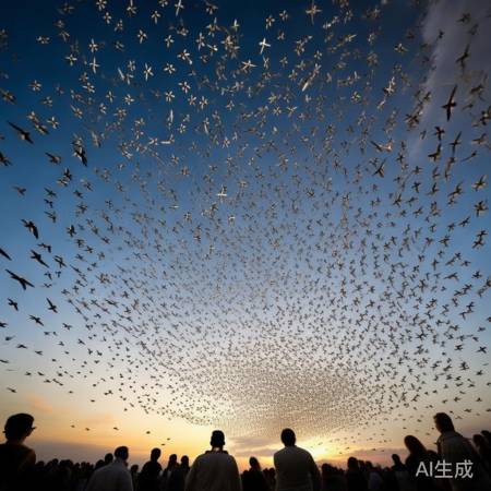多地天空现神秘密集鸟群现象引关注