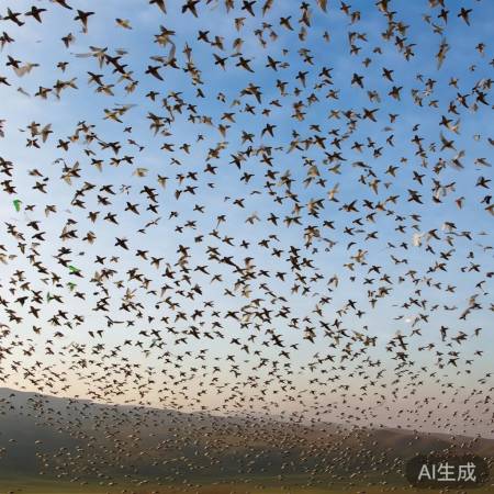 集鸟群现象引环保关注