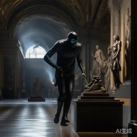 大盗七分钟盗走卢浮宫雕像