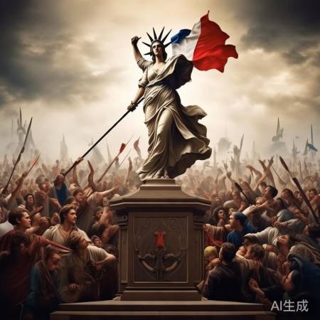 自由女神引领革命