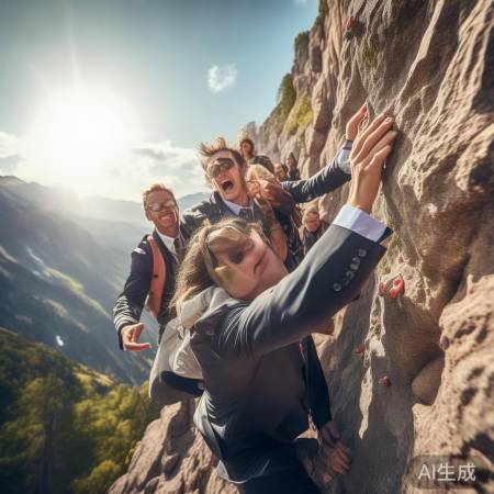 攀岩挑战,办公室打工人新体验