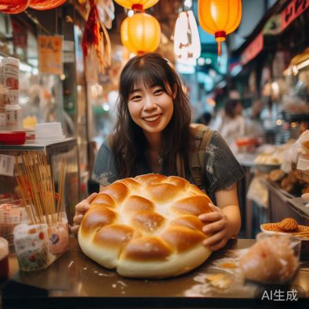 吃货花花变饼脸