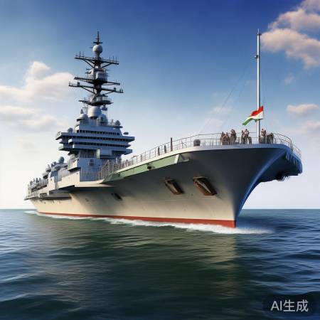 国产航母维克兰特下水,印度人激