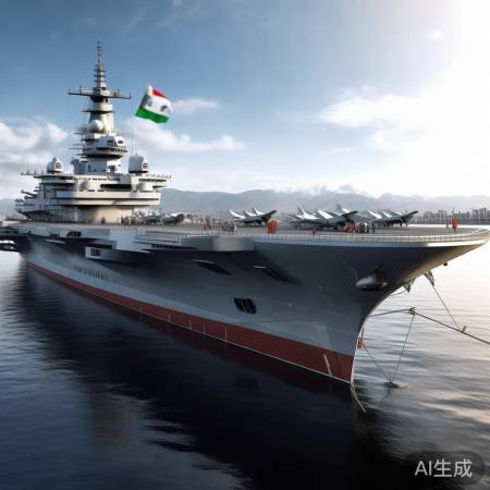 印度航母下水,技术再迈步