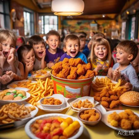 肯德基儿童盛宴,美食盛宴