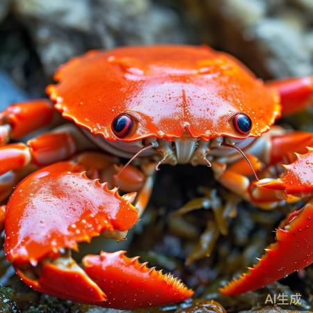 选螃蟹:活力眼神,硬壳鲜色