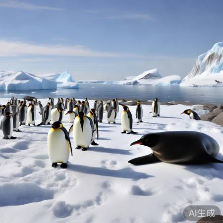 企鹅海豹适应无蚊环境