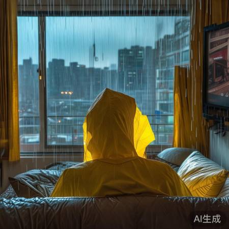 暴雨天,注意安全,在家享周末