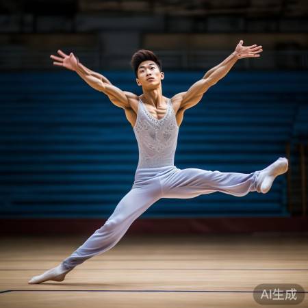 张博恒自由体操,舞蹈秀般精彩