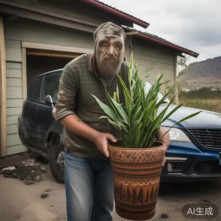 司机送盆栽,客户拒收心疼