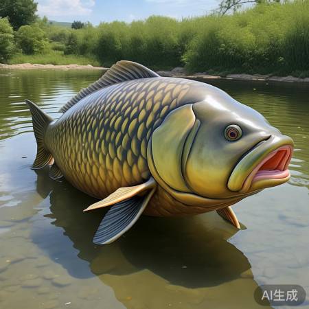 70斤草鱼壮观体重