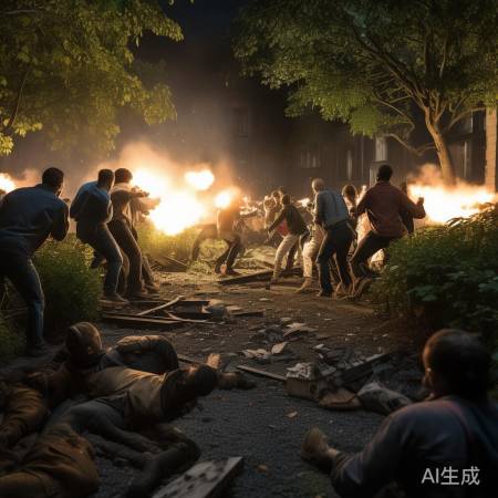 突袭激烈,伤亡不明