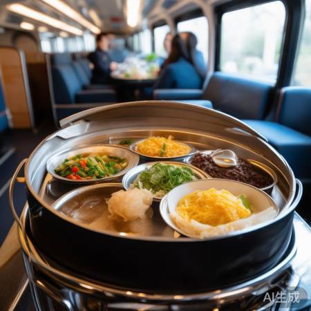 高铁盒饭新体验,实惠美味!