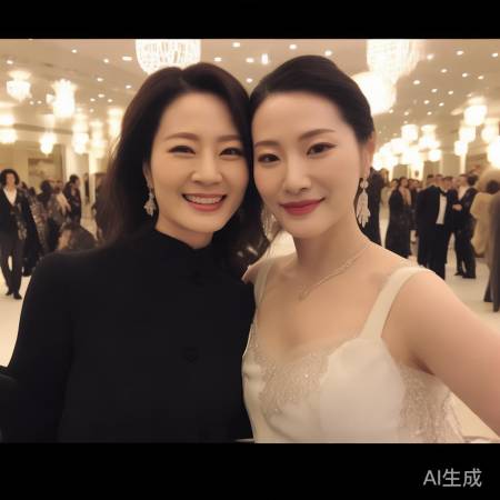 娱乐圈两大女神同框盛宴