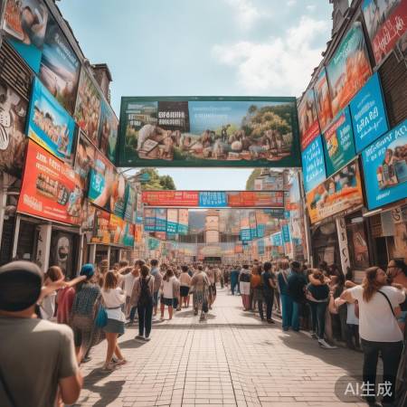 景区宣传吸游客