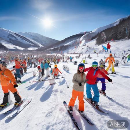 狂欢滑雪,优惠多多,精彩表演