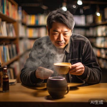 馆长心血来潮做当归咖啡