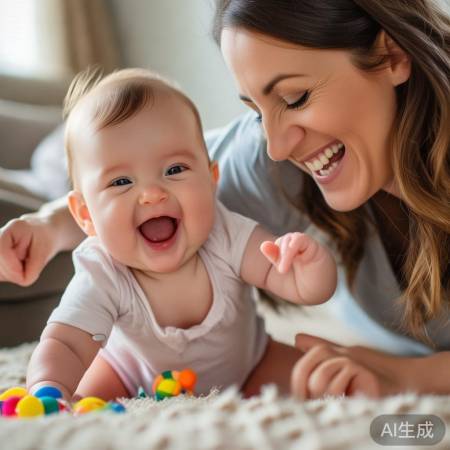 朋友育儿有方,萌娃可爱成长