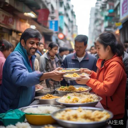印度手抓饭,深圳不寻常