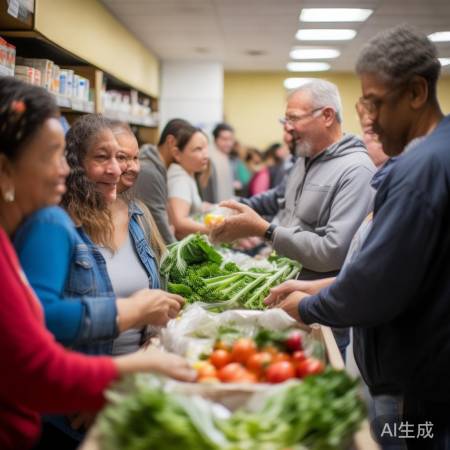 社区组织助低收入