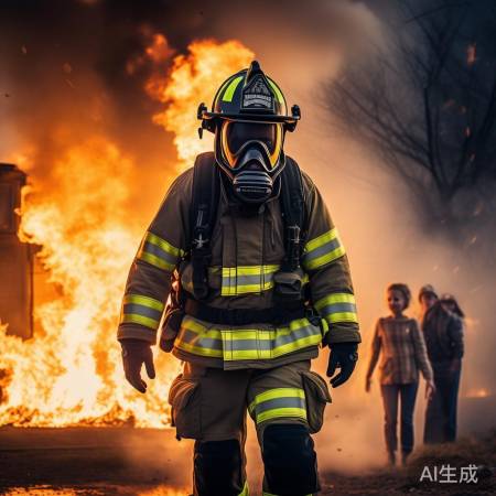 消防员坚守,家人心系英雄