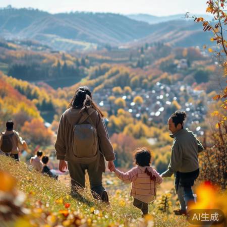 重阳节登高赏景