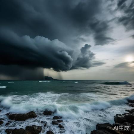 海上台风酝酿，天气大转变