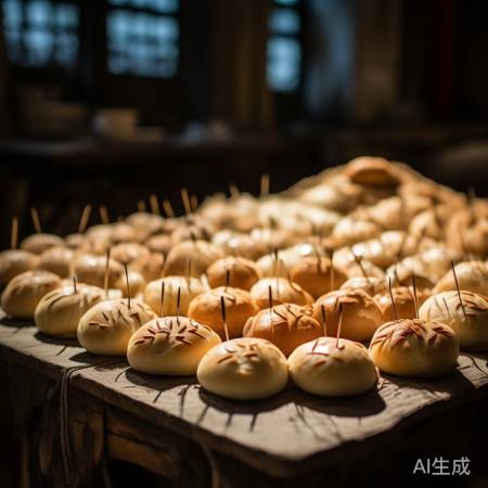 天津小区围墙奇观：刺插满烧饼馒头的神秘现象