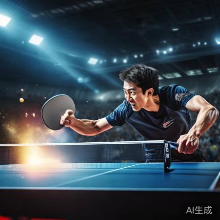 樊振东:拼劲十足,扣杀惊艳