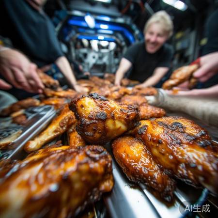 太空烤鸡翅,味蕾盛宴