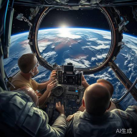 神舟二十、二十一乘组太空全家福惊艳亮相